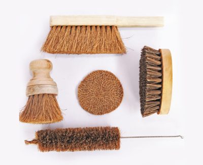 Coir Brushes and Tawashi